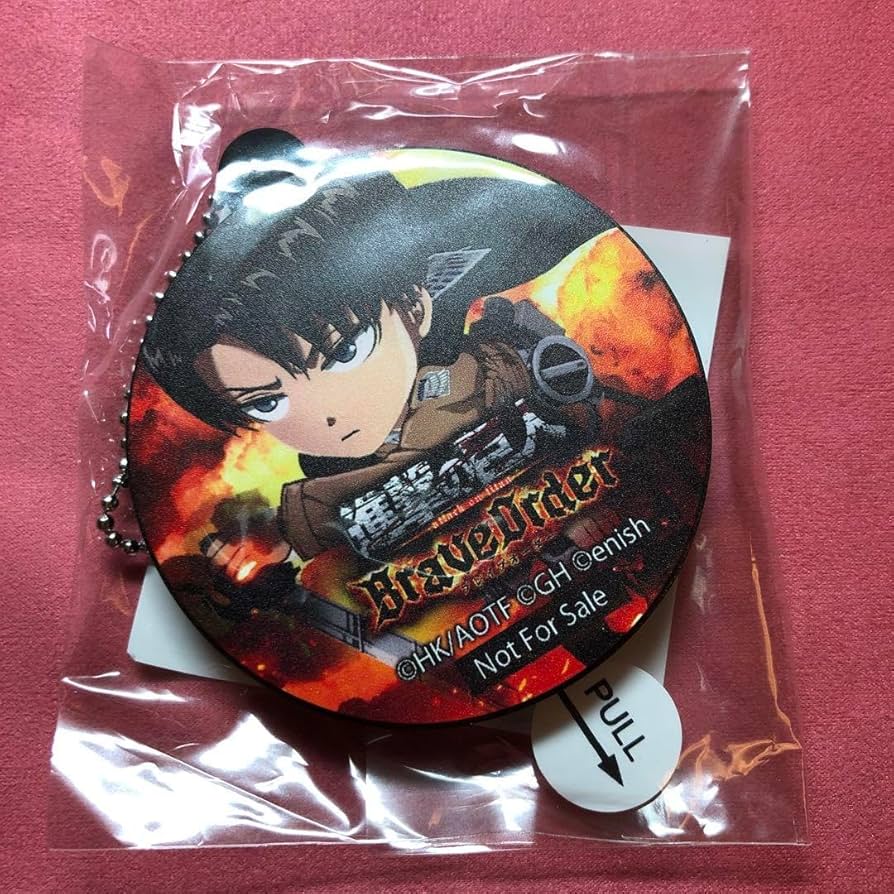 進撃の巨人　ブレオダ　リヴァイ ボイスラバーストラップ（非売品）　新品未開封 進撃の巨人 リヴァイ ボイスラバーストラップ ブレオダ - メルカリ